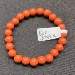 Red Jasper Beaded Bracelet